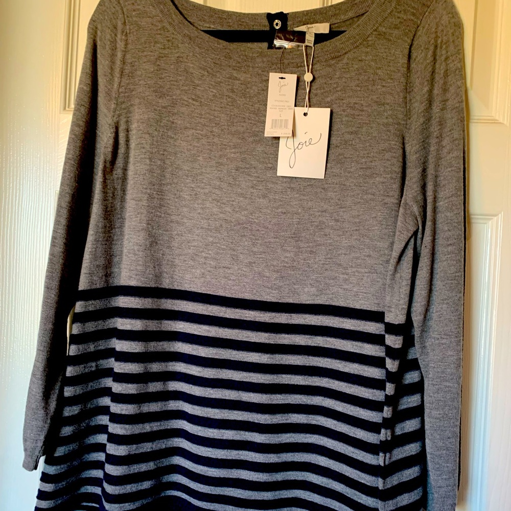 Joie L long sleeve, Heather and midnight new with tax